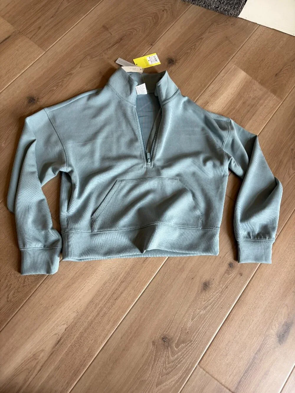 All In Motion Cropped Atheltic Half-Zip Hoodie - Picture 1 of 2